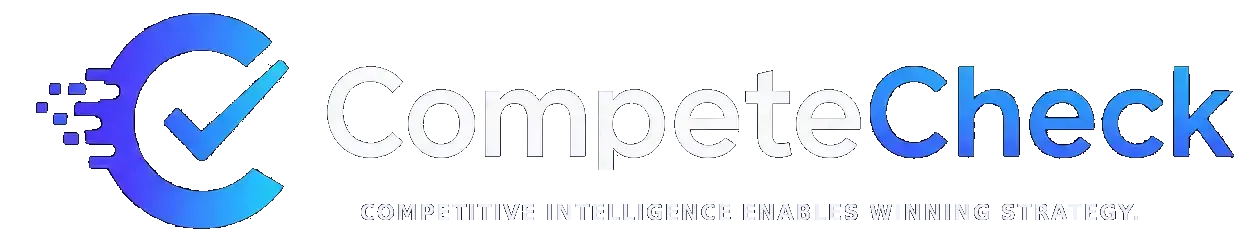 CompeteCheck. Competitive intelligence enables winning strategy.